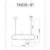 Подвесной светильник Moderli V6030-4P Krona УТ000026088 - 2