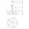 Люстра потолочная Moderli V1204-5C Lione 5*E27*60W УТ000017019 - 5