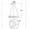 Светодиодная подвесная люстра с пультом Moderli V2772-PL Dante LED 120W УТ000021610 - 6