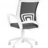 Кресло офисное Topchairs ST-BASIC-W серая ткань крестовина белый пластик УТ000036061 - 6