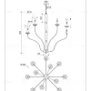 Люстра подвесная Moderli V10429-12P Catania УТ000035510 - 8