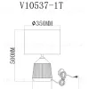 Лампа настольная Moderli V10537-1T Palma УТ000035794 - 2