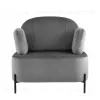 Кресло Кэнди с подлокотниками велюр серый УТ000035878 - 3