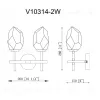 Бра Moderli V10314-2W Catris УТ000034920 - 7