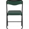 Складной стул Джонни экокожа зелёный каркас черный матовый УТ000035364 - 5