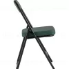 Складной стул Джонни экокожа зелёный каркас черный матовый УТ000035364 - 4