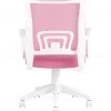 Кресло офисное TopChairs ST-BASIC-W розовый крестовина пластик белый УТ000035494 - 5