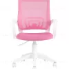 Кресло офисное TopChairs ST-BASIC-W розовый крестовина пластик белый УТ000035494 - 3