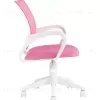 Кресло офисное TopChairs ST-BASIC-W розовый крестовина пластик белый УТ000035494 - 4