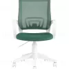 Кресло офисное TopChairs ST-BASIC-W зеленый крестовина пластик белый УТ000035495 - 3