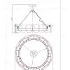 Люстра подвесная Moderli V8091-PL Square УТ000034672 - 5