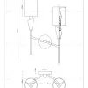 Бра Moderli V10031-2W Luiza УТ000034700 - 7