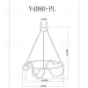 Подвесной светодиодный светильник Moderli V4080-PL True УТ000026039 - 6