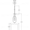 Подвесной светильник Moderli V2580-1P Dark 1*E14*60W УТ000021553 - 2