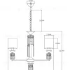 Люстра подвесная Moderli V2691-5P Slam 5*E14*60W УТ000021591 - 2