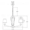 Люстра подвесная Moderli V2671-6P Anna 6*E14*60W УТ000021586 - 5