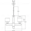 Люстра подвесная Moderli V2631-5P Celestia 5*E14*60W УТ000021573 - 2