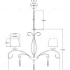 Люстра подвесная Moderli V2602-8P Aramco 8*E14*60W УТ000021563 - 2