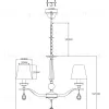 Люстра подвесная Moderli V2531-6P Aerton 6*E14*60W УТ000021538 - 2