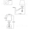 Бра Moderli V2530-1W Aerton 1*E14*60W УТ000021537 - 2