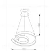 Светодиодная подвесная люстра Moderli V1951-PL Judo LED*96W УТ000017175 - 4