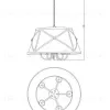 Светильник подвесной Moderli V1260-5P Berta 5*E27*60W УТ000017031 - 4