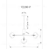 Подвесная люстра Moderli V2190-P Santa 7*G9*5W УТ000017238 - 5