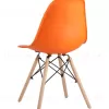 Стул Eames DSW оранжевый x4 УТ000005349 - 4