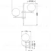 Настенный светильник (бра) NOLITEO MOD050WL-02G - 3