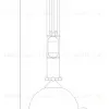 Подвесной светильник PORTO SINGLE Lighting OPD1943 - 4