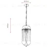 Подвесной светильник AVONNI CHROME PD1598 - 3