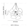 Люстра SUSPENSION SCREEN MURANO by Market Set OL125 - 7