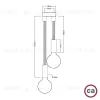Подвесной светильник Tube two by Cables OPD58 - 3