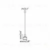Подвесной светильник Faro Kombo grey 68593-1L 68593-1L - 2