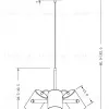 Подвесной светильник EWORY FR4004PL-03WB - 3
