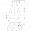Подвесной светильник RIMET MOD058PL-L55W4K - 11