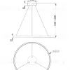Подвесной светильник RIMET MOD058PL-L42BS4K - 7