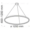 Подвесной светильник RIMET MOD058PL-L65BS4K - 4