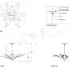 Люстра TROPICAL SEMI-FLUSH by Currey & Company OPD796 - 3