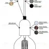 Подвесной светильник Marmor Trom LMTB001 - 3