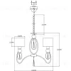 Люстра подвесная Moderli V2584-3P Dark 3*E14*60W УТ000021557 - 5