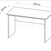 Стол КАСТОР письменный 120х65, цвет Дуб Сонома 2.03.06.020.3 - 3