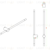 Бра ZORTES CRYSPY ZRS.1201.12 Мощность-12Вт Тип лампы: Встроенный  Встроенный LED ZRS.1201.12 - 7