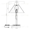 Настольная лампа “Метлик” LHLTL221023PQS - 4