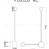 Светильник настенный светодиодный Moderli V10520-WL Provo УТ000035776 - 2