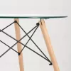 Стол Eames DSW NEW D80 стеклянный УТ000039068 - 3