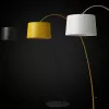 Напольный дизайнерский светильник  Twiggy by Foscarini (белый) LSR3801 - 17