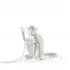 Настольный дизайнерский светильник  Monkey by Seletti (белый) LSR5075 - 1