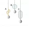 Подвесной дизайнерский светильник Leaf LSR5271 - 3