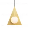 Подвесной  дизайнерский светильник Plane triangle by Tom Dixon LSR5318 - 1